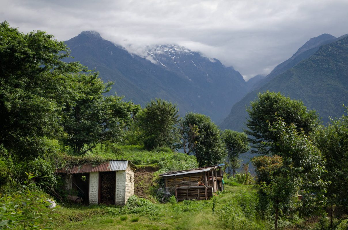 Morning views from Ghandruk - Best hiking in Nepal