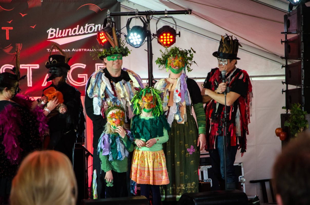 Winners of the best dressed competition - Huon Valley Mid Winter Festival