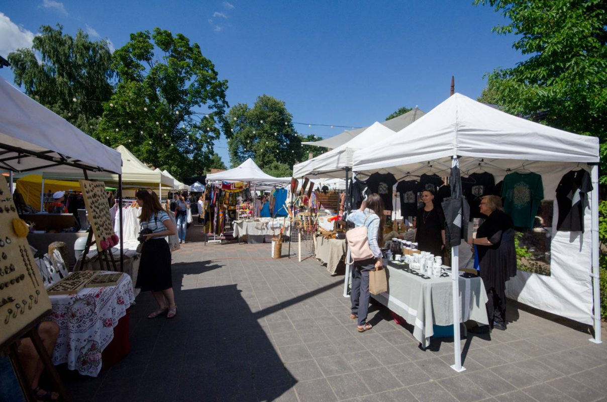 Entry to Kalnciema Food and Craft Market - Latvian food in Riga